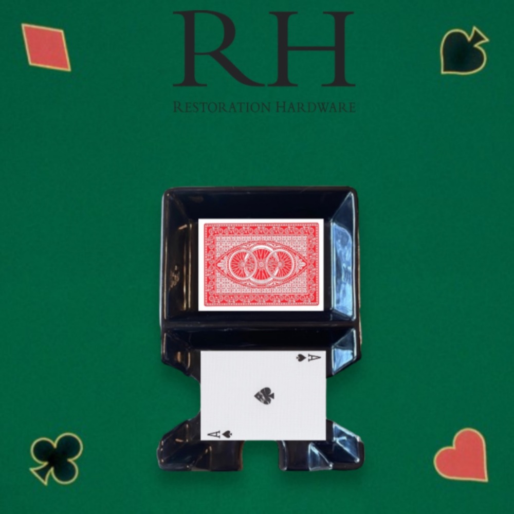 Restoration Hardware Playing Cards Holder